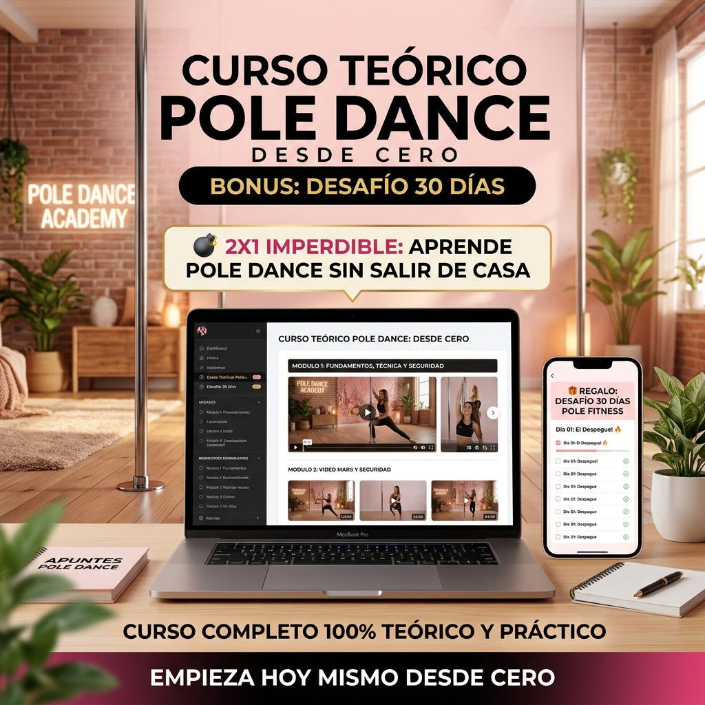 2x1 POLE DANCE DESDE 0 + BONUS